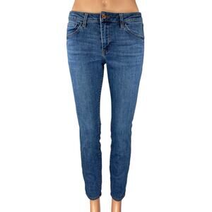 &Denim Women's Blue Medium Wash Low Waist Skinny Casual Denim Jeans Size 29/30